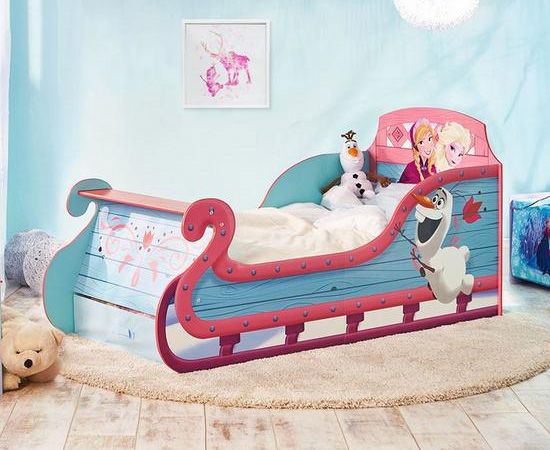 Disney Frozen Toddler Sleigh Bed with underbed storage