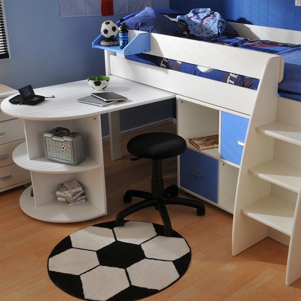 Mid Sleeper Beds With Slides Desks Storage And More Kids Beds Experts