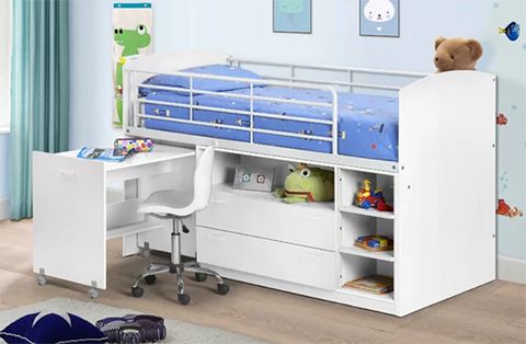 mid sleeper zodiac bed with storage
