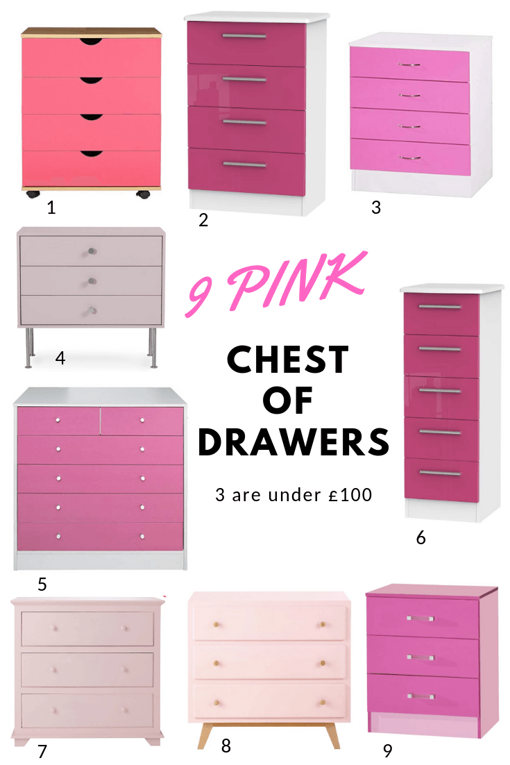 9 Of The Best Pink Chest Of Drawers Kids Beds Experts