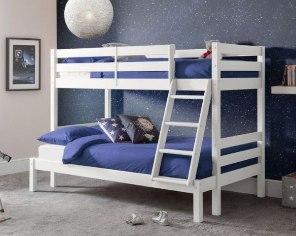 Merlin Wooden Triple Sleeper Double Bunk Bed Frame