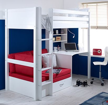 8 Of The Best High Sleeper Beds With Desk Kids Beds Experts