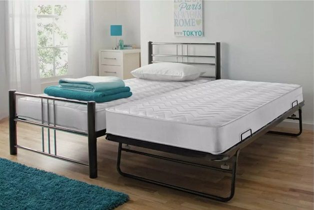 Argos Home Atlas Single Metal Bed with Trundle