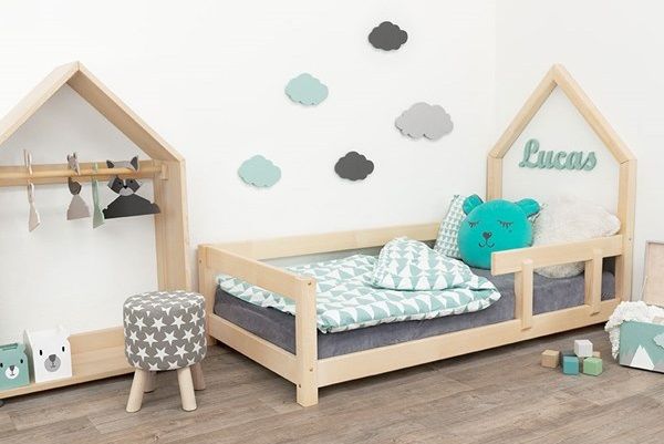 Benlemi Poppi Single Bed with Guard Rail